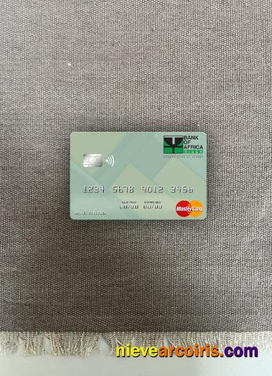 Niger Bank of Africa mastercard photolook